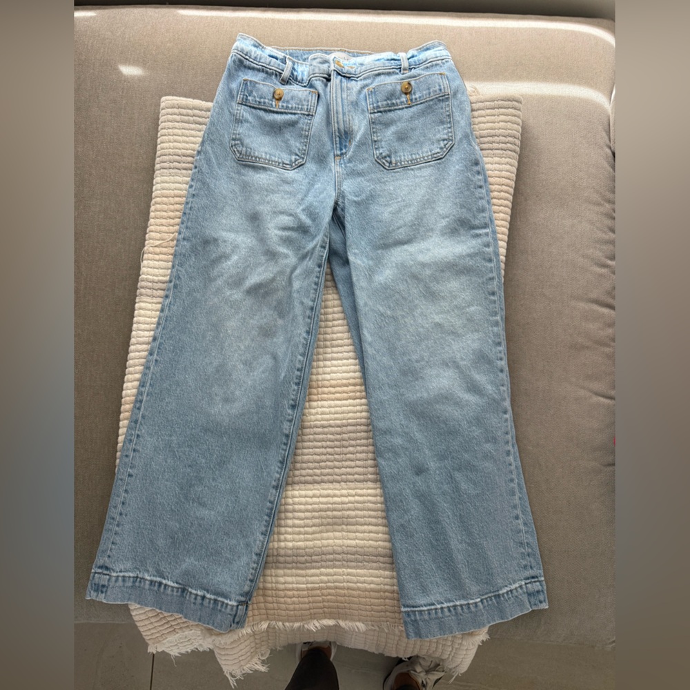 LOFT Women’s Relaxed Light Blue Jeans
